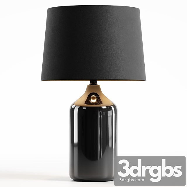 Zara Home The Black Ceramic Base Lamp 2 3dsmax Download - thumbnail 1