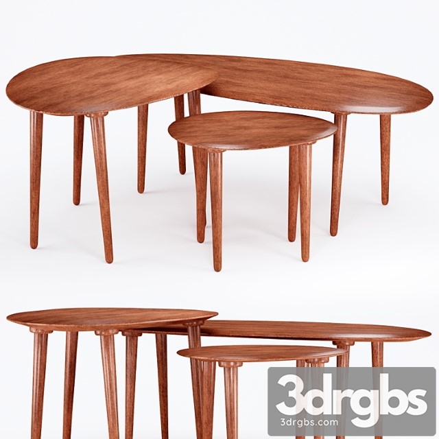 Zara home wooden tables - thumbnail 1