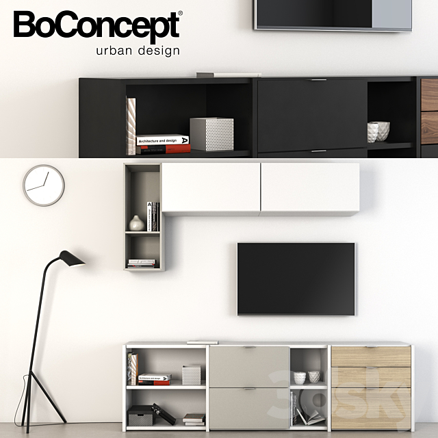 Boconcept Copenhagen Lugano 3DSMax File - thumbnail 1