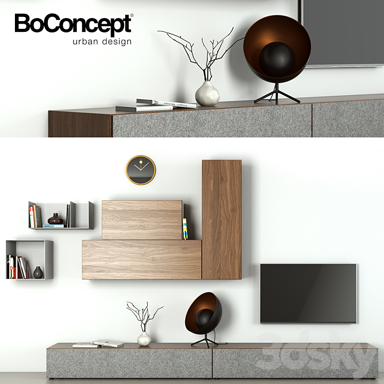 BoConcept Lugano 3DS Max - thumbnail 1