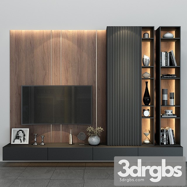 Cabinet furniture 0117 3dsmax Download - thumbnail 1