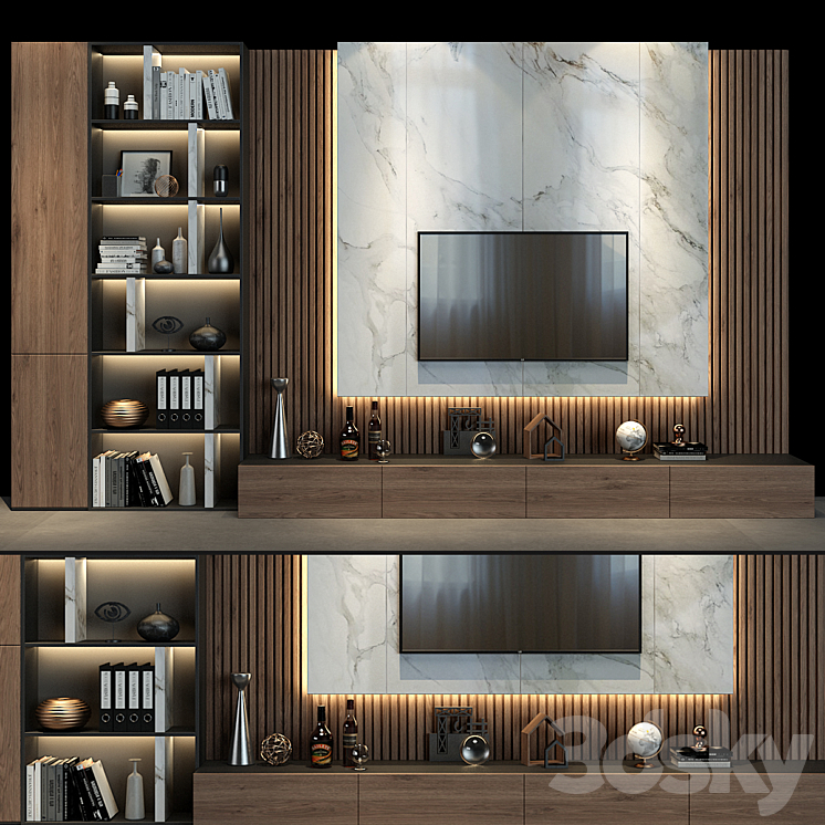 Cabinet Furniture 100 3DS Max - thumbnail 1