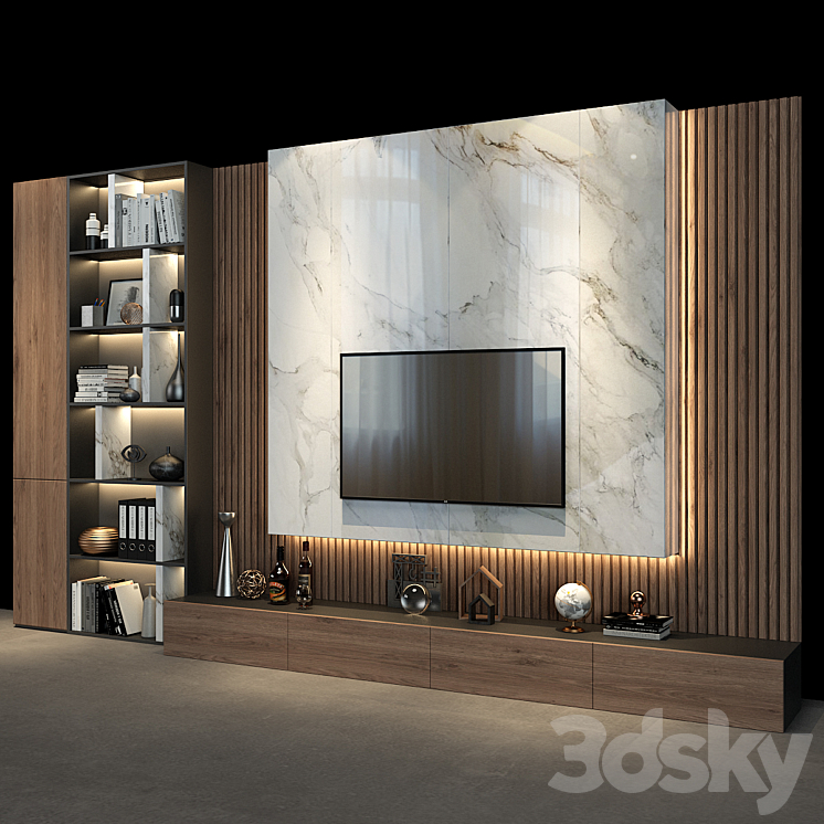 Cabinet Furniture 100 3DS Max - thumbnail 2