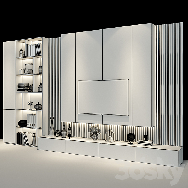 Cabinet Furniture 100 3DSMax File - thumbnail 3