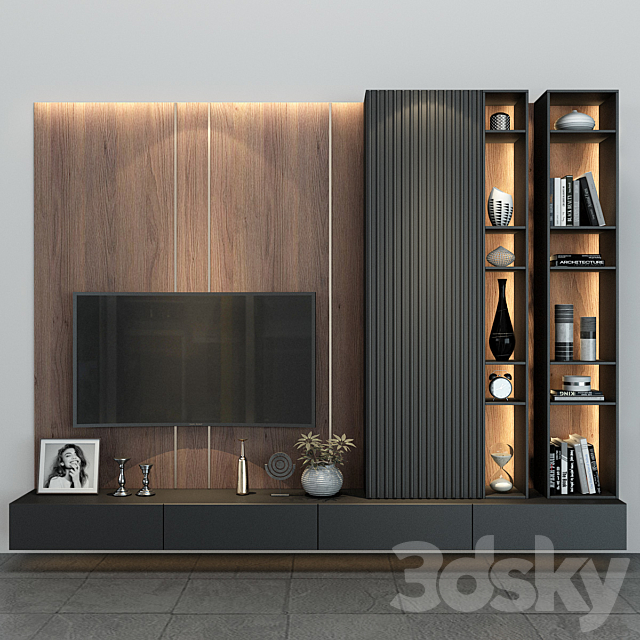 Cabinet Furniture_0117 3DS Max Model - thumbnail 1