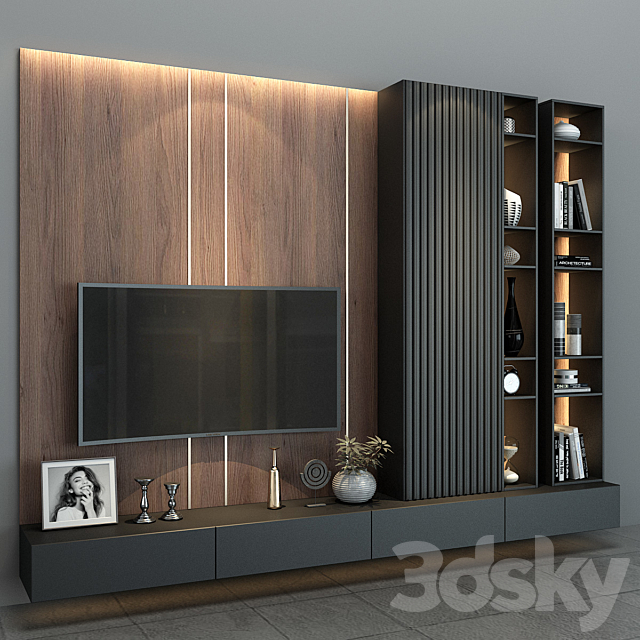 Cabinet Furniture_0117 3DS Max Model - thumbnail 2