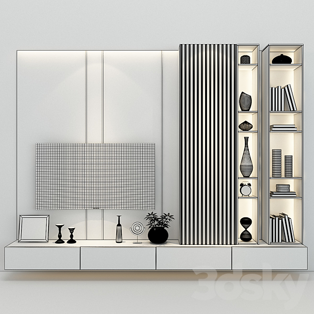 Cabinet Furniture_0117 3DS Max Model - thumbnail 3