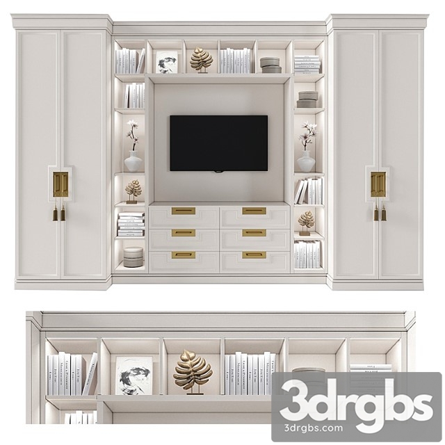 Cabinet with tv area 3 - thumbnail 1