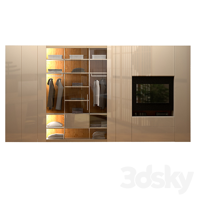 Caccaro_ROOMY cabinet 3DS Max Model - thumbnail 2