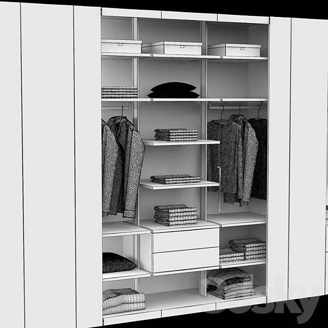 Caccaro_ROOMY cabinet 3DS Max Model - thumbnail 3