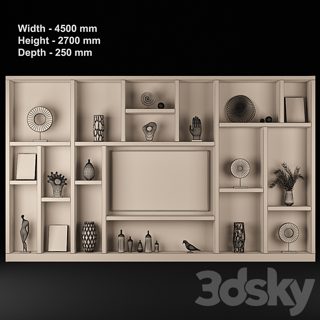 Furniture composition 71 3DSMax File - thumbnail 3