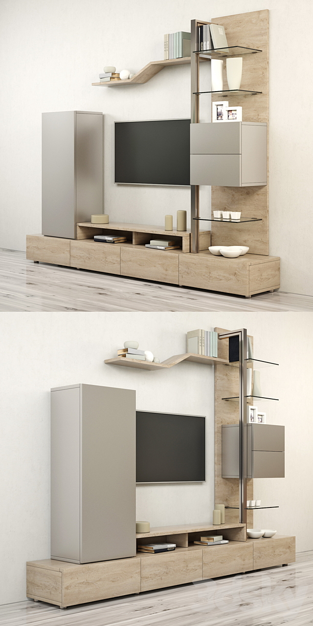 Furniture for TV & Multimedia – GAUTIER COLLECTION ADULIS 3ds Max - thumbnail 2