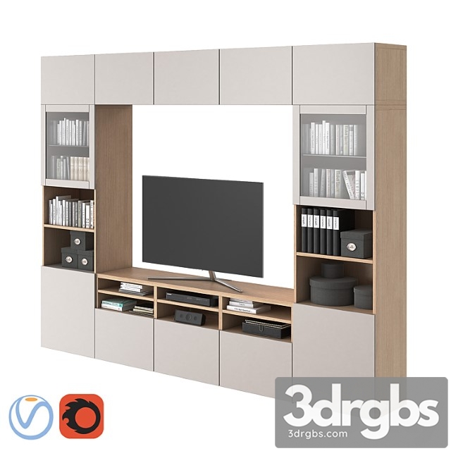 Ikea besta 04 3dsmax Download - thumbnail 1