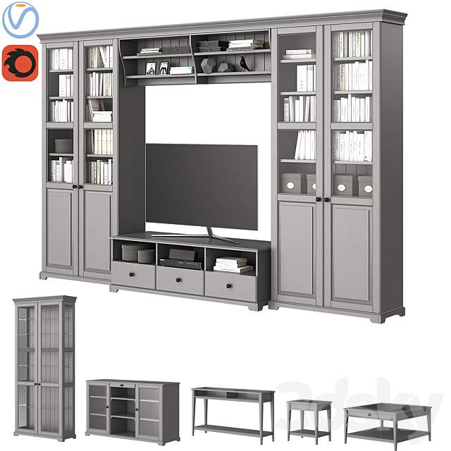 Ikea Liatorp Furniture 3DSMax File - thumbnail 1