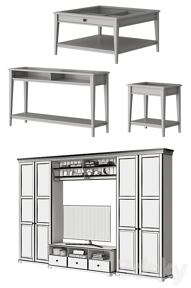 Ikea Liatorp Furniture 3DSMax File - thumbnail 3