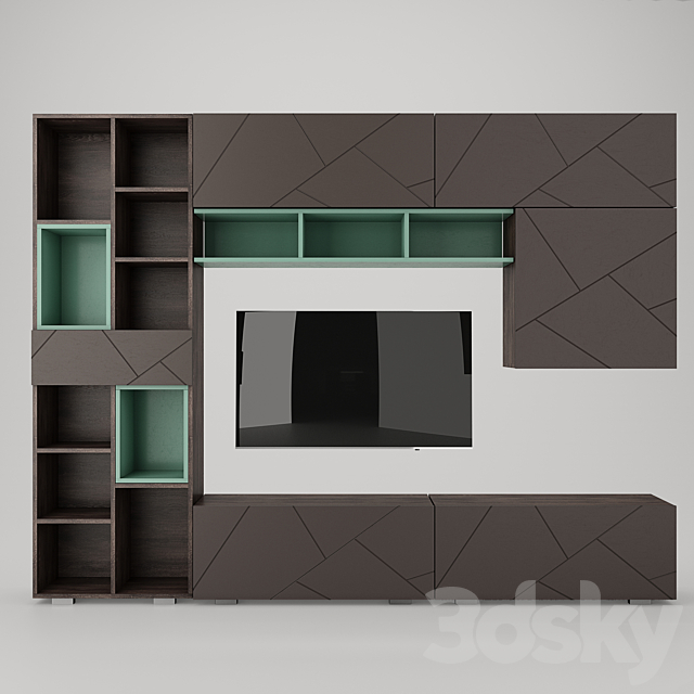 Lazurit Selesta Lazurite Celeste TV wall 3DSMax File - thumbnail 4