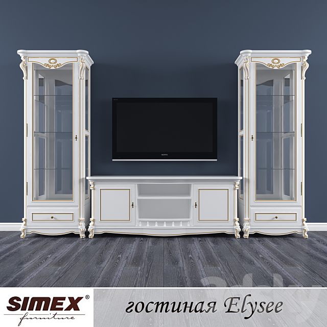 Living room “Elysee” SIMEX 3DSMax File - thumbnail 1