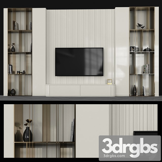 Modern tv wall set20 - thumbnail 1