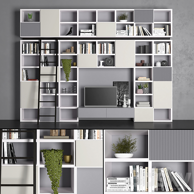 Novamobili shelving 3DS Max - thumbnail 1