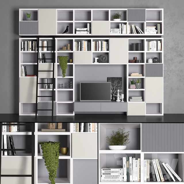 Novamobili shelving 3DS Max - thumbnail 3