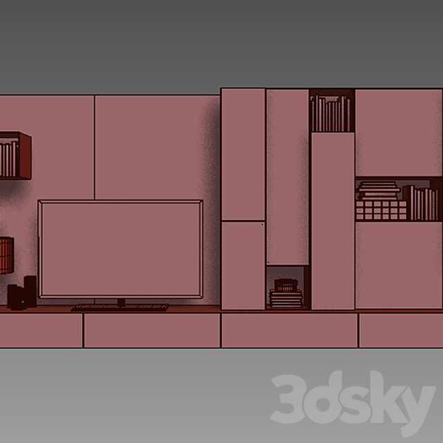 POLIFORM VARENNA SISTEMI GIORNO SINTESI 3ds Max - thumbnail 2