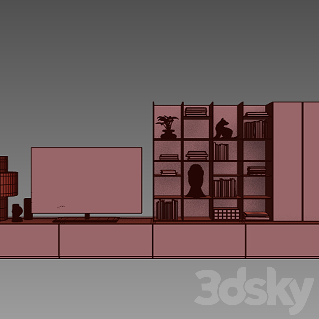 POLIFORM VARENNA SISTEMI GIORNO SINTESI 5 3DSMax File - thumbnail 2