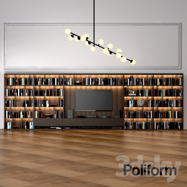 Poliform_WALL_SYSTEM_5 3DS Max - thumbnail 3