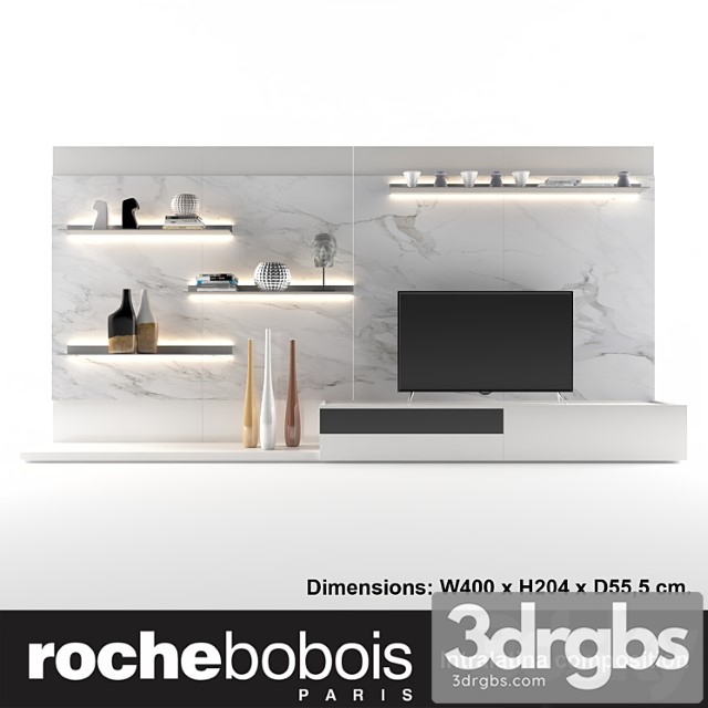 Roche bobois intralatina composition 3dsmax Download - thumbnail 1