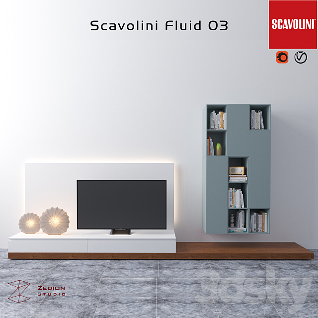 Scavolini Fluid 3 3DSMax File - thumbnail 1