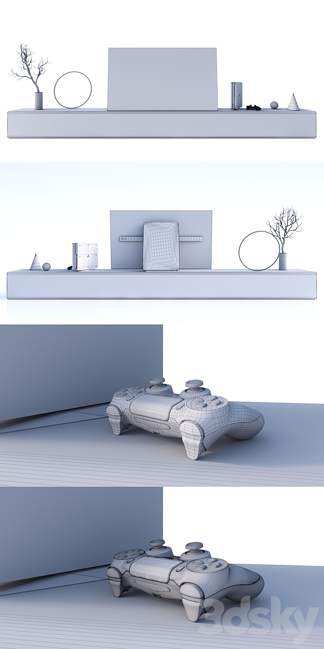 Sony Stand 3DS Max Model - thumbnail 3