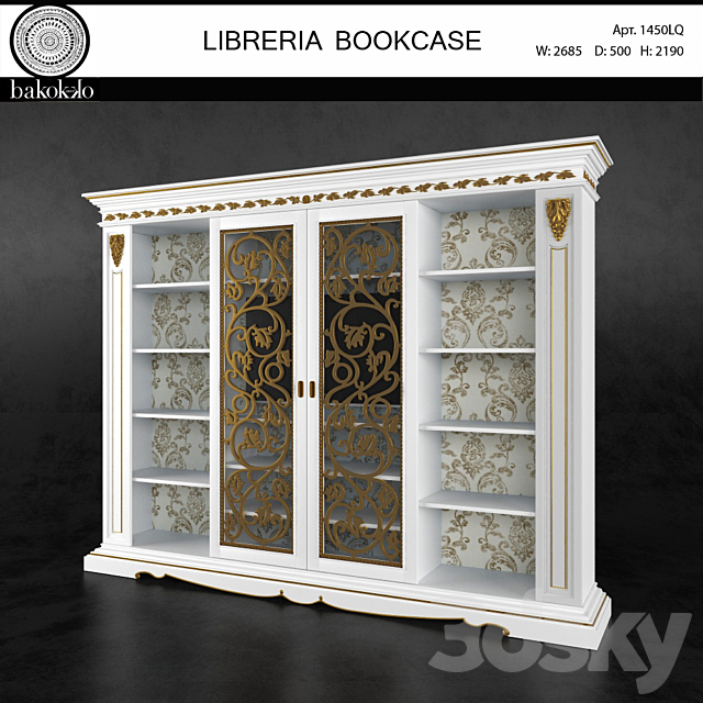 The cabinet library the factory “Bakkoko ‘Italy 3ds Max - thumbnail 2