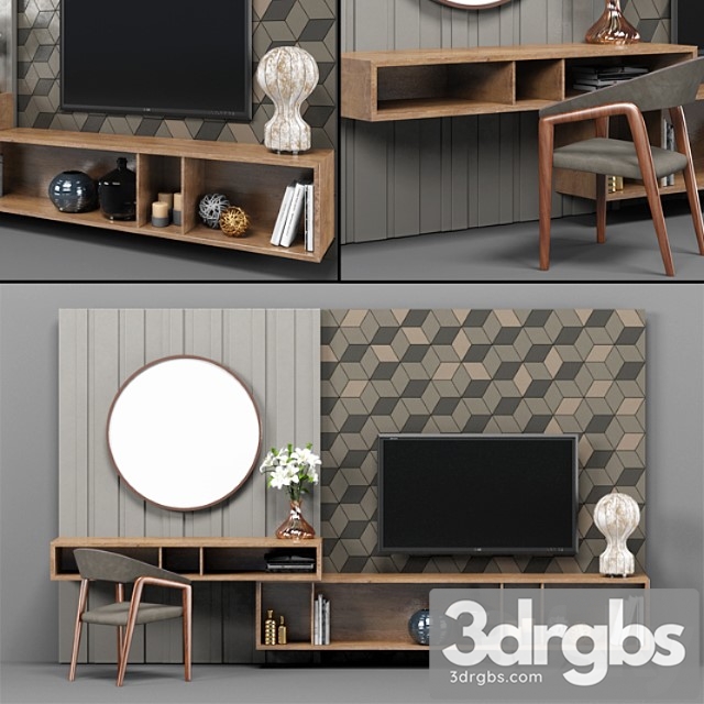 Thermo with tv stand 02 3dsmax Download - thumbnail 1