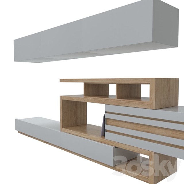 TV cabinet 3DSMax File - thumbnail 2