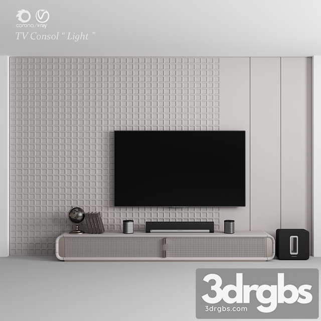 Tv Consol Light 3dsmax Download - thumbnail 1