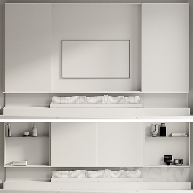 TV set 02 3DS Max Model - thumbnail 4