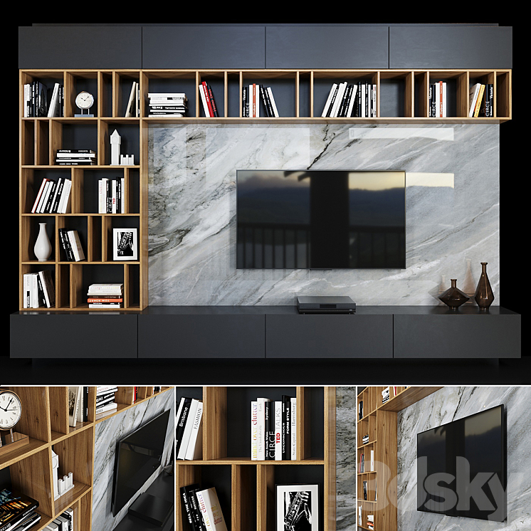 TV Set 1 3DS Max - thumbnail 1