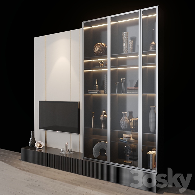 tv set 107 3DS Max - thumbnail 2