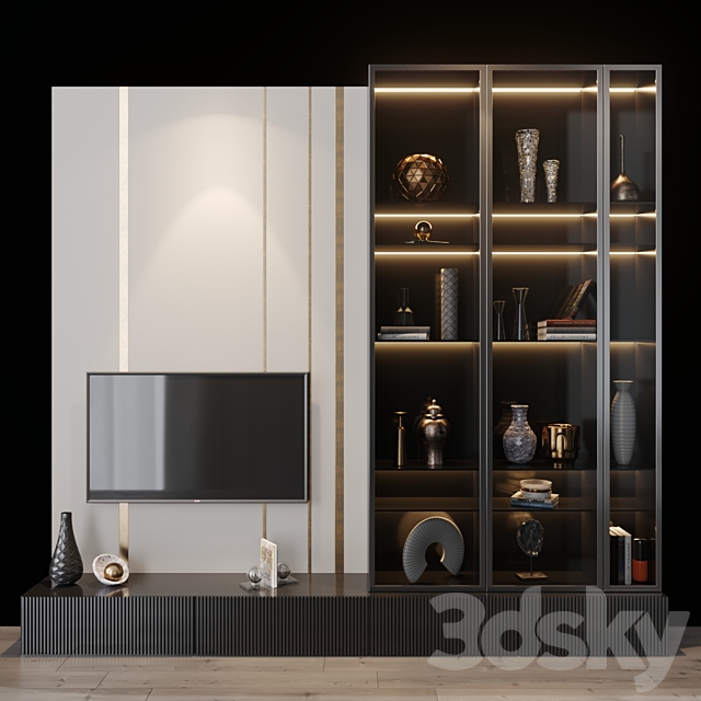 tv set 107 3DS Max Model - thumbnail 1