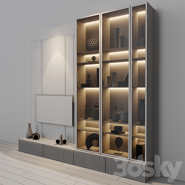 tv set 107 3DS Max Model - thumbnail 3