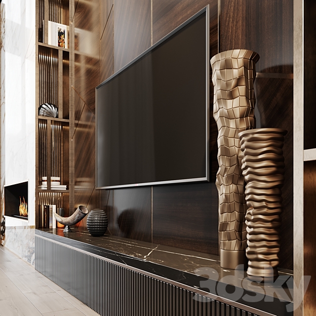 tv set 120 3DS Max Model - thumbnail 5