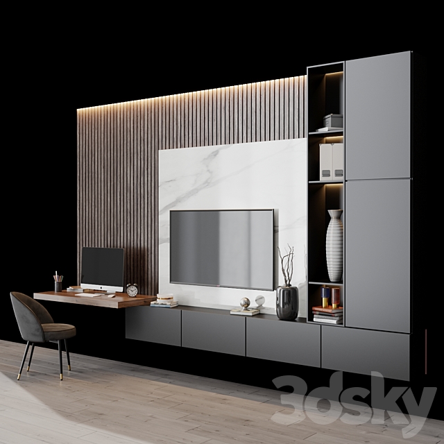 tv set 129 3DS Max Model - thumbnail 2