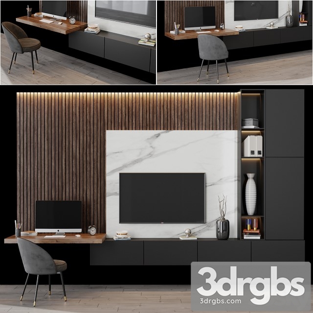 TV Set 129 3dsmax Download - thumbnail 1