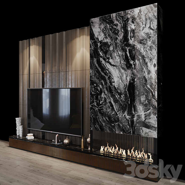 tv set 130 3DS Max - thumbnail 2