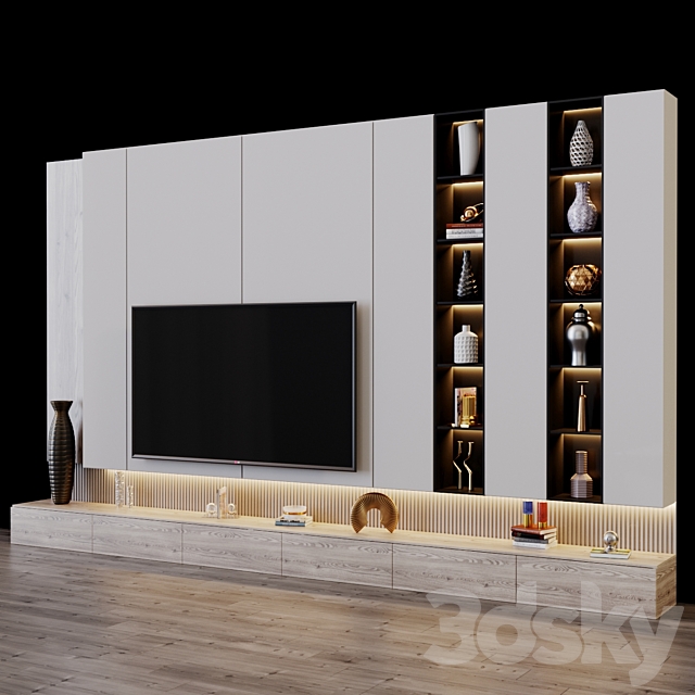 tv set 135 3DS Max Model - thumbnail 3