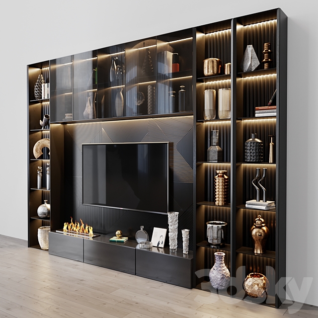 tv set 140 3DS Max Model - thumbnail 2