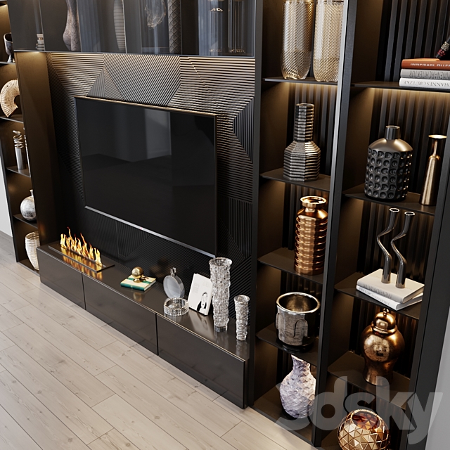 tv set 140 3DS Max Model - thumbnail 4