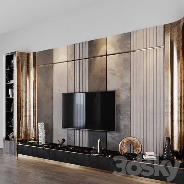 tv set 157 3DS Max Model - thumbnail 4