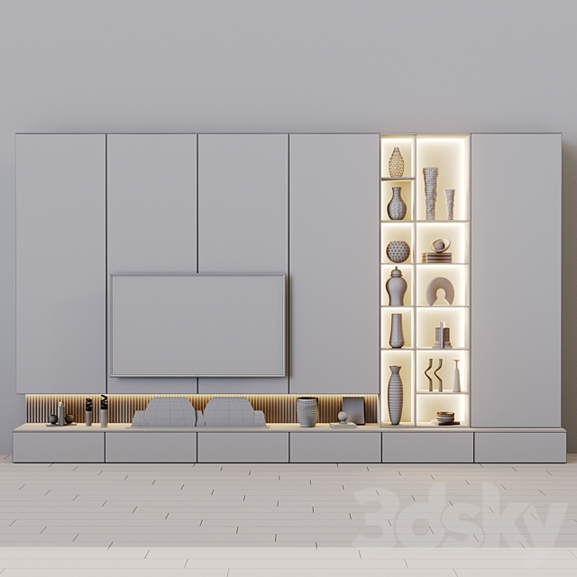 tv set 166 3DS Max Model - thumbnail 5