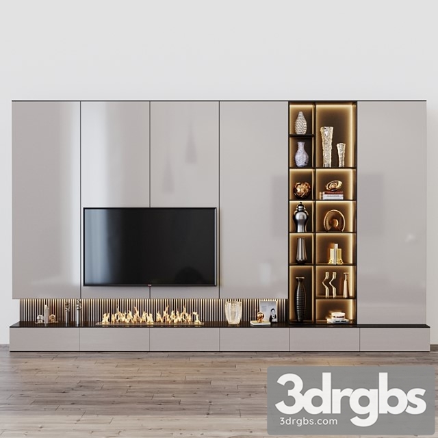 Tv set 166 3dsmax Download - thumbnail 1