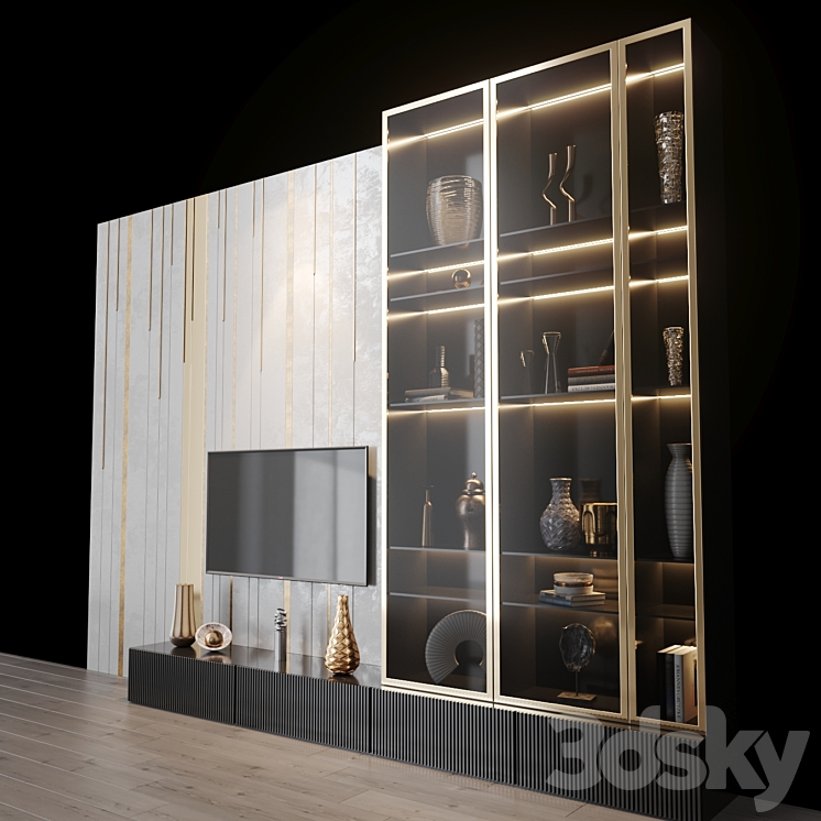 tv set 168 3DS Max - thumbnail 2